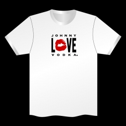 Johnny Love Vodka White T-Shirt